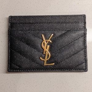 Yves Saint Laurent card holder